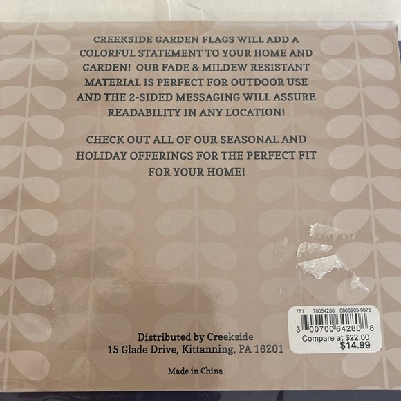 Creekside hello fall premium large flag size 28 W X 40 H - Picture 4 of 5